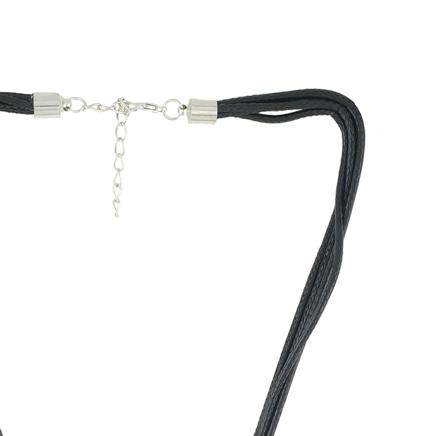 Silver and Blue Coloured Mayur stones studded Necklace For Girls and Women