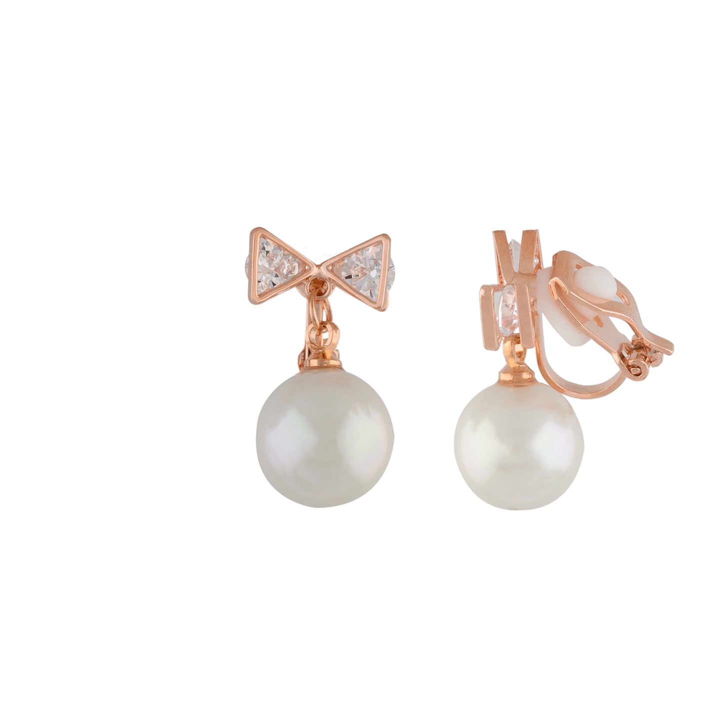 Glamorous Gold Colour Alloy Clip On Earrings for Girls