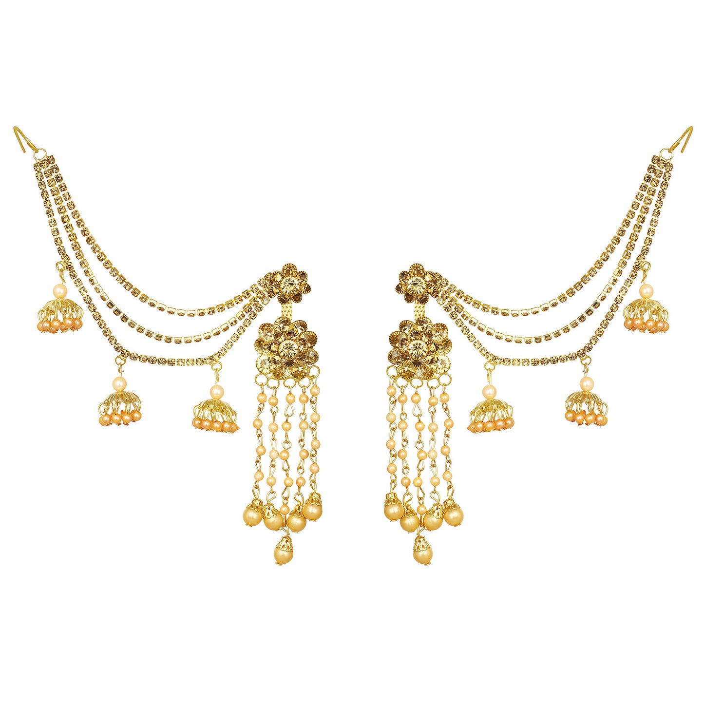 Gold plated Alloy Earrings Fashion Imitaion Jewelry for Girls and Women