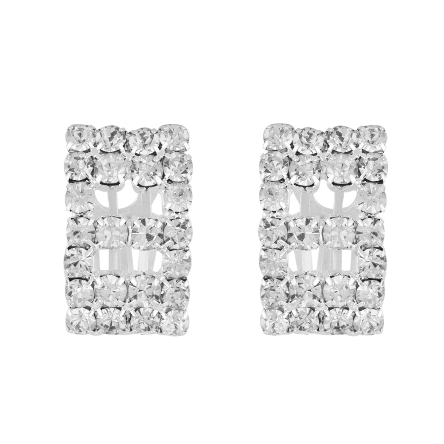 Outstanding Silver Colour Alloy Clip On Earrings for Girls