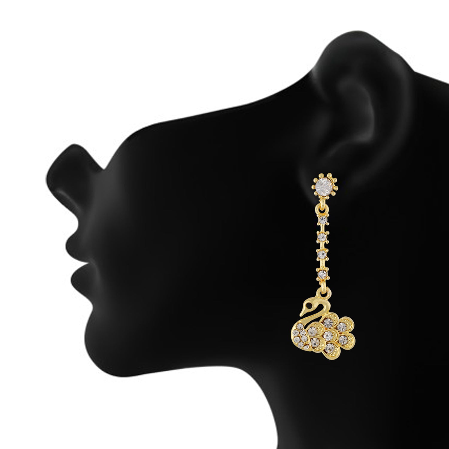 Amazing Gold Colour Duck Hanging Design Earring for Girls and Women