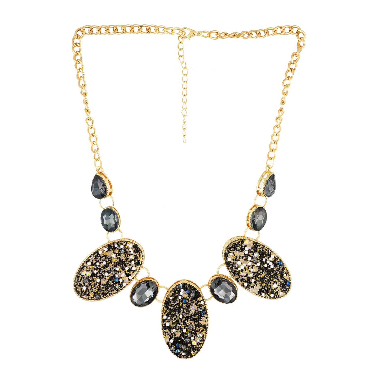 Colour Oval Design Necklace for Girls and Womens