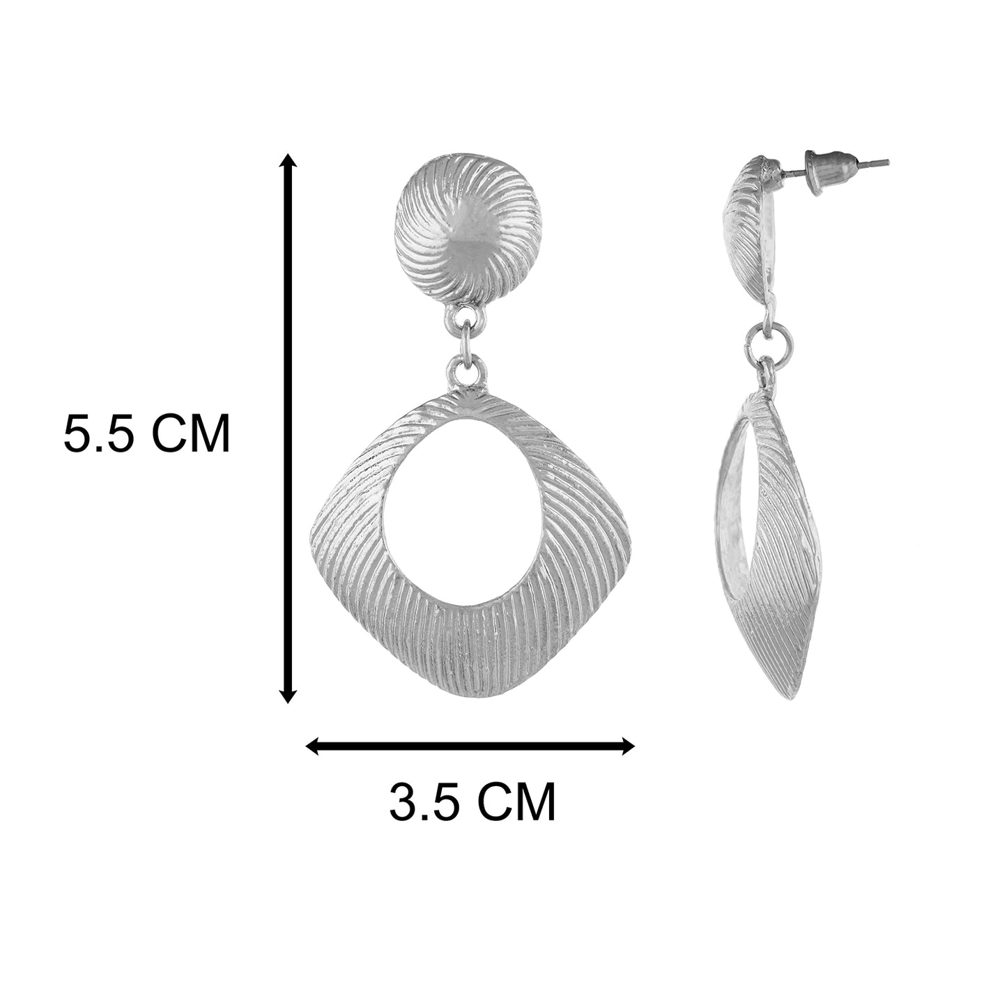 Silver colour Rhombus design Hanging for girls and women