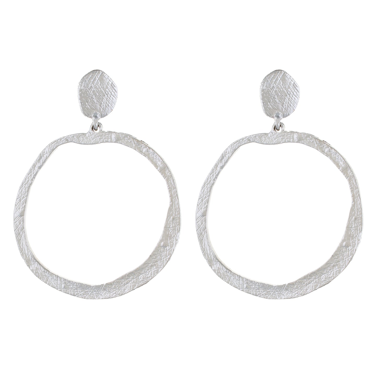 Silver colour Round design Hanging for girls and women