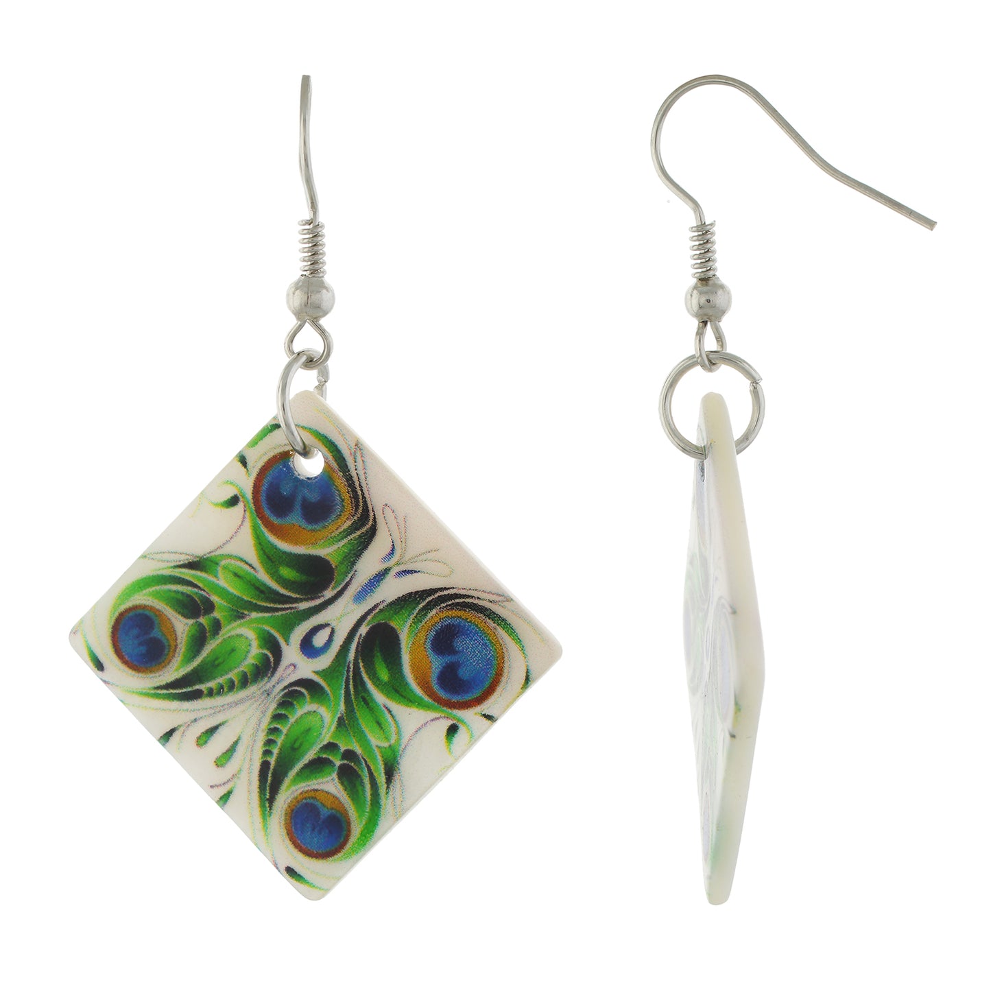 Green colour Rhombus design Necklace Set for girls and women