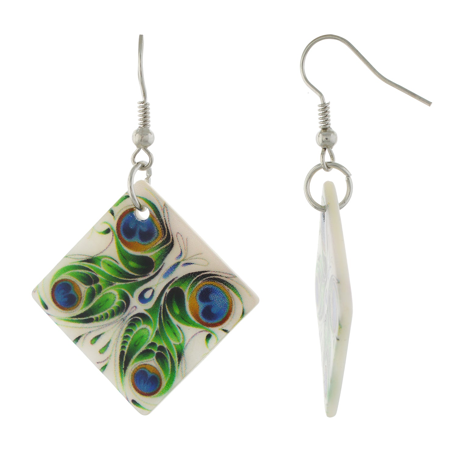 Green colour Rhombus design Necklace Set for girls and women