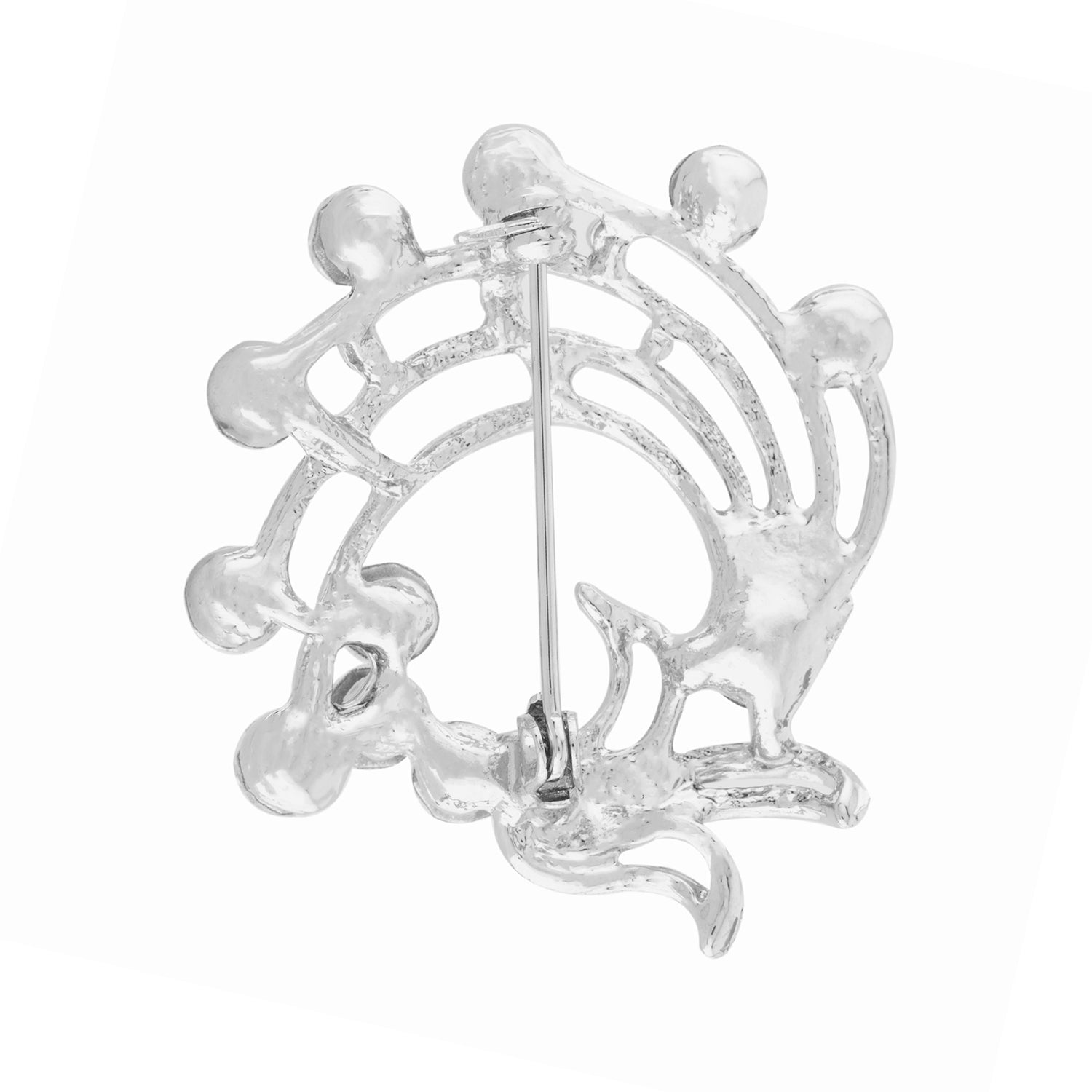 Outstanding Silver Colour Alloy Brooch for Men and Women