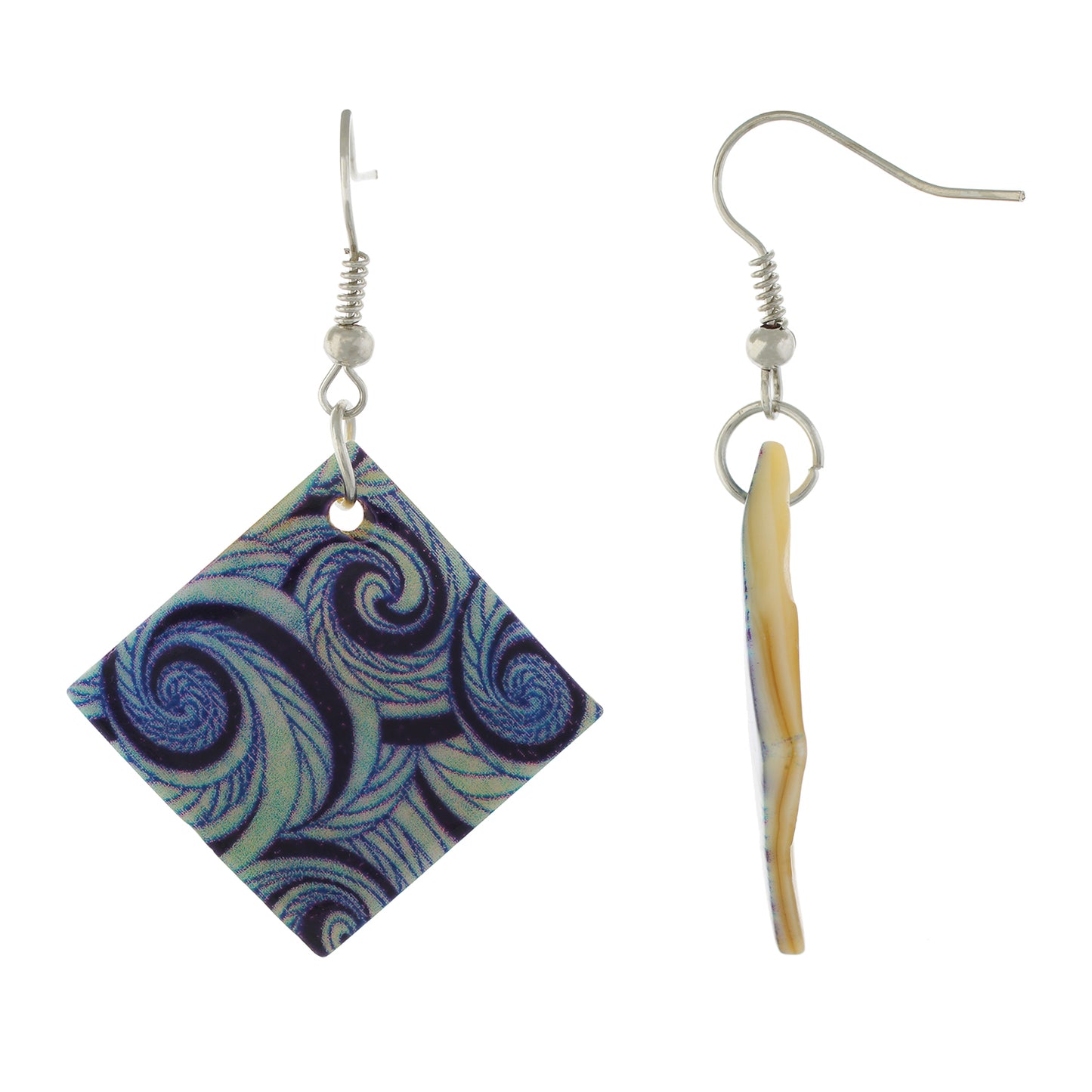 Blue colour Rhombus design Necklace Set for girls and women