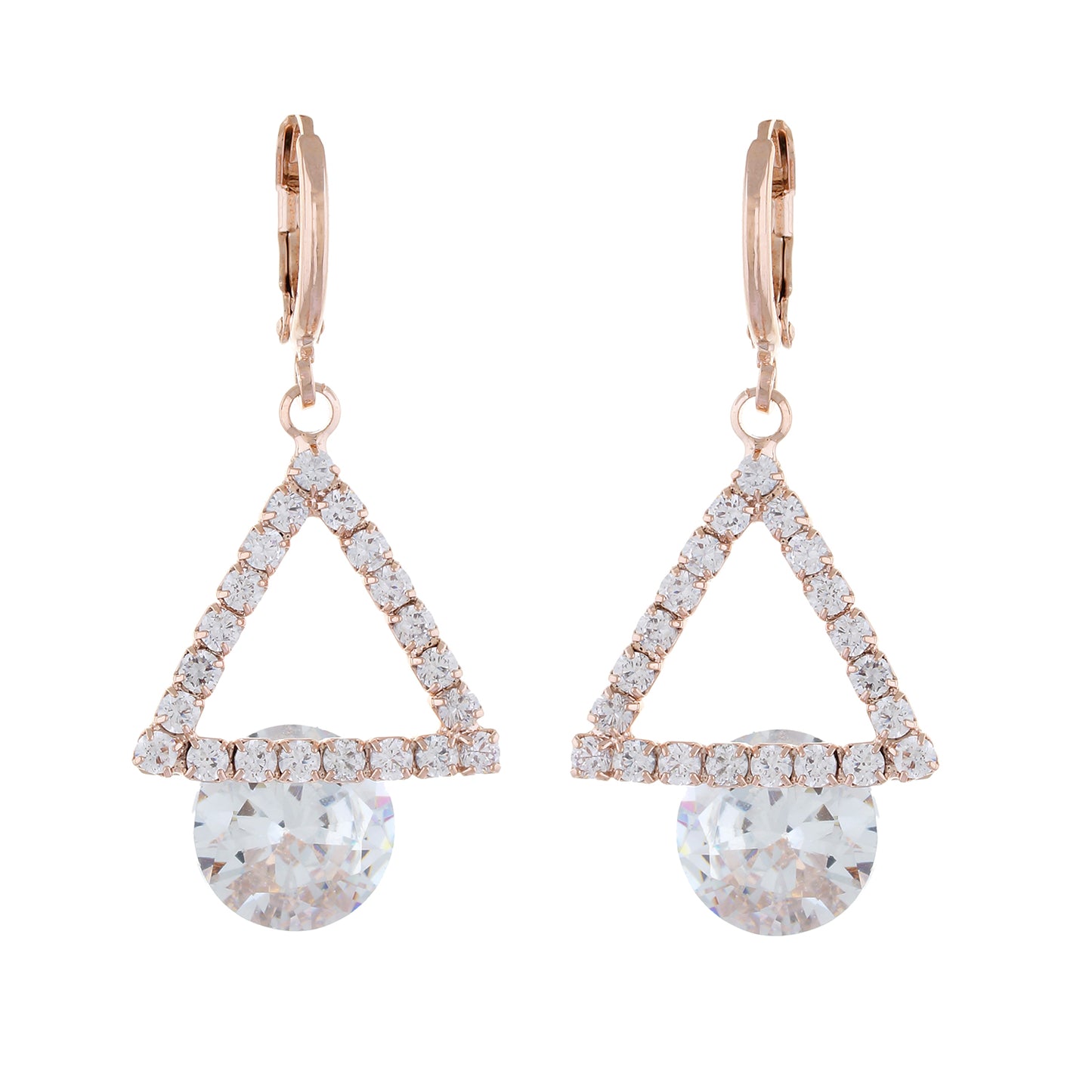 Gold colour Triangular design Hanging for girls and women