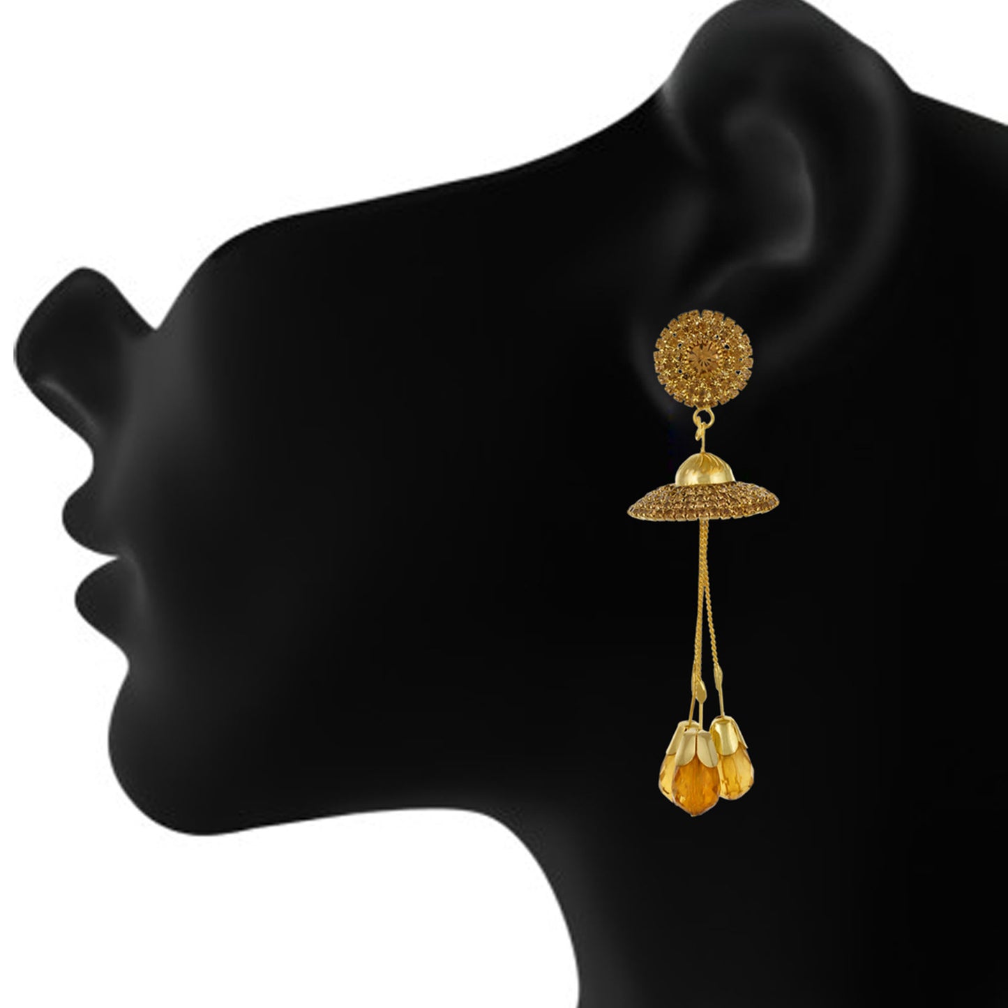 Gold plated Alloy Earrings Fashion Imitaion Jewelry for Girls and Women