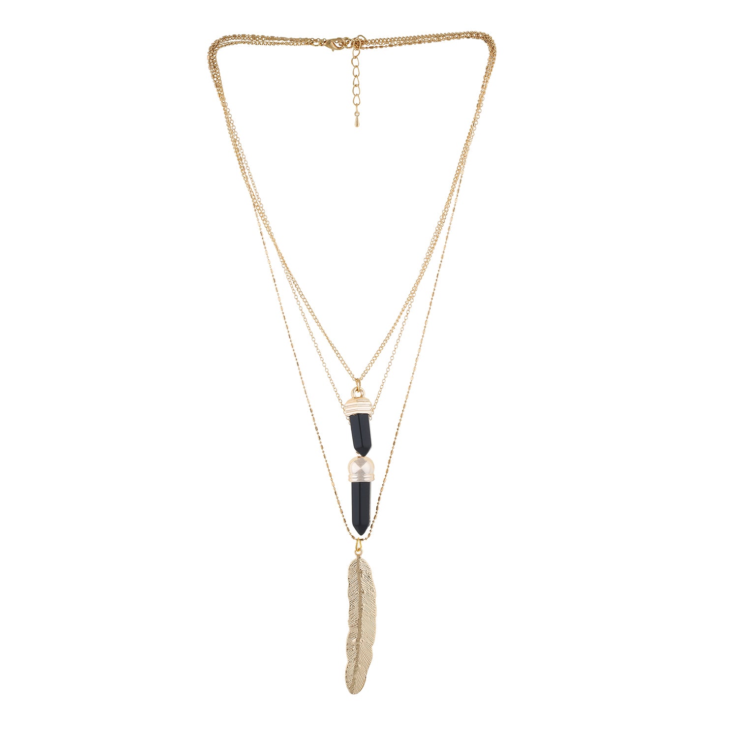 Gold colour Leaf shaped  design  for girls and women