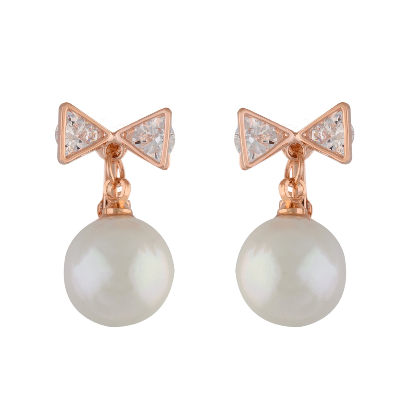 Glamorous Gold Colour Alloy Clip On Earrings for Girls