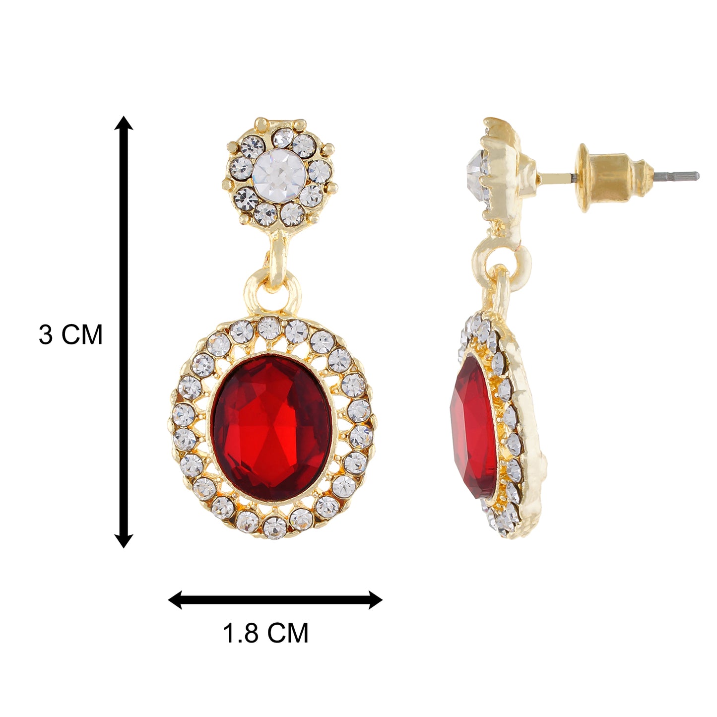 Red and Gold colour Round design Hanging for girls and women