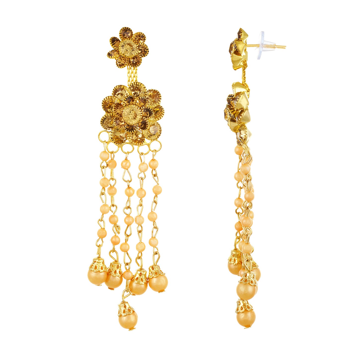 Gold plated Alloy Earrings Fashion Imitaion Jewelry for Girls and Women