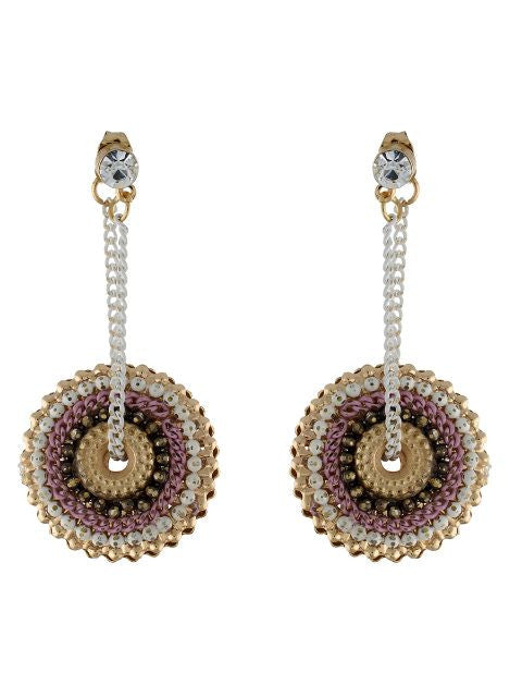 Maroon colour Earring