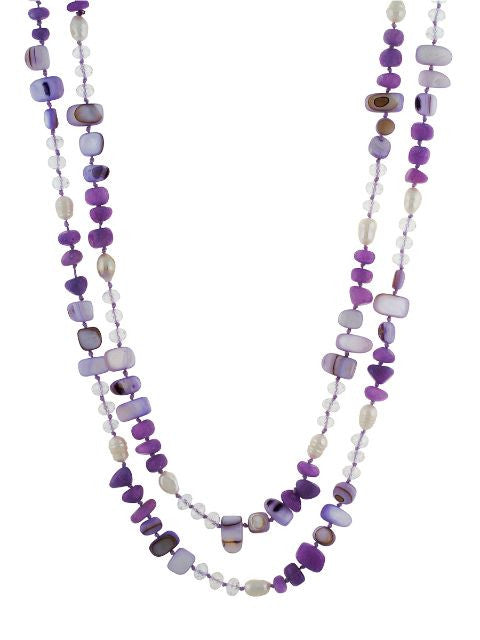 Purple colour Western design Necklace