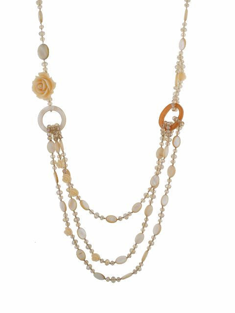 Orange colour Western design Necklace