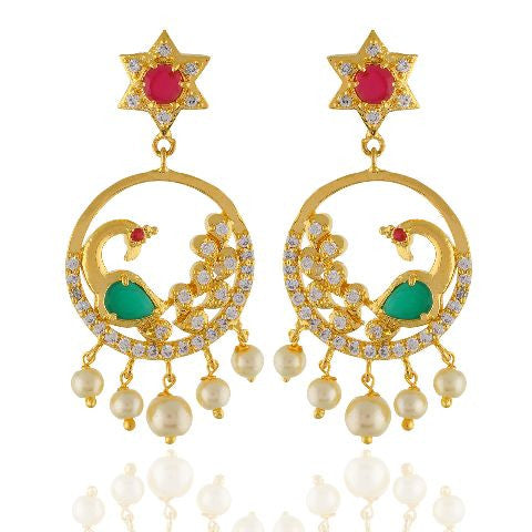Gold colour Earring