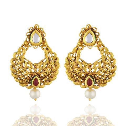 Gold colour Earring