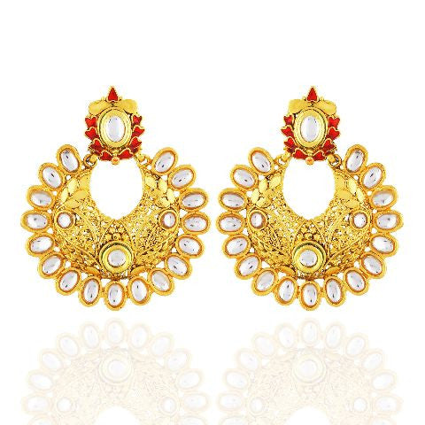 White  colour Earring