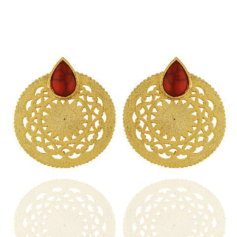 Gold colour Earring