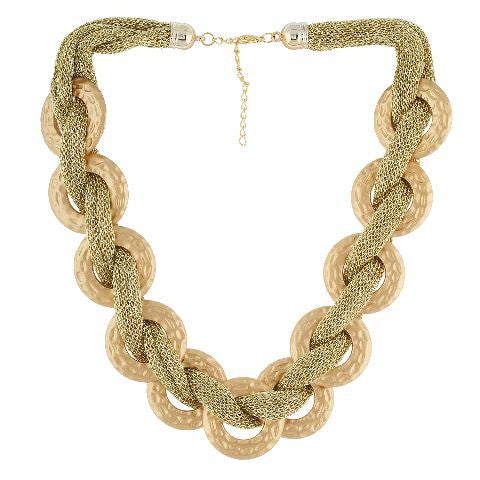 Gold colour Western design Necklace