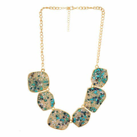 Green colour Western design Necklace
