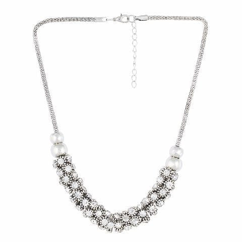 Silver colour Western design Necklace