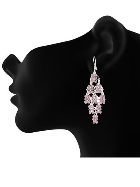 Pink colour Earring