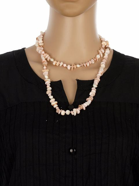 Pink colour Western design Necklace