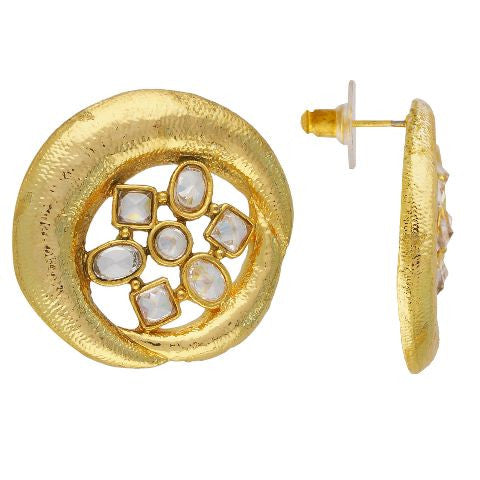 Gold colour Earring