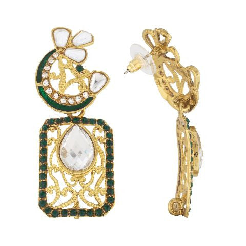 Green  colour Earring