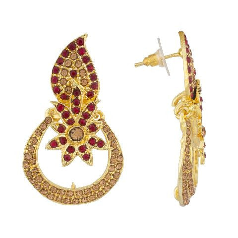Maroon colour Earring