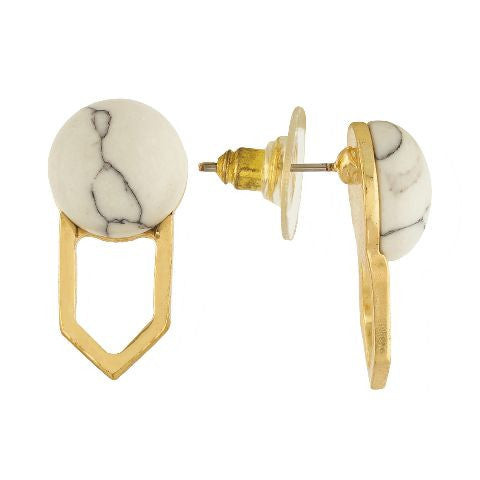 White colour Earring