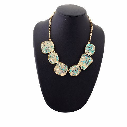 Green colour Western design Necklace