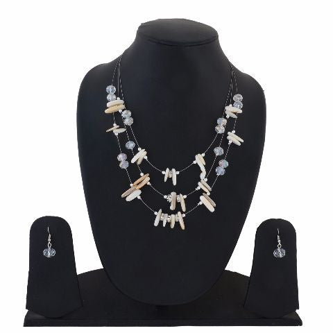 Cream colour Western design Necklace Set