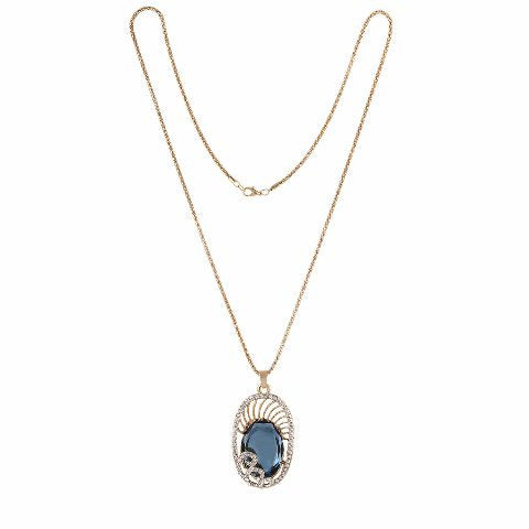 Gold colour Traditional design Pleasing Pendant