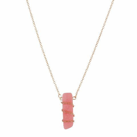 Pink colour Western design Necklace