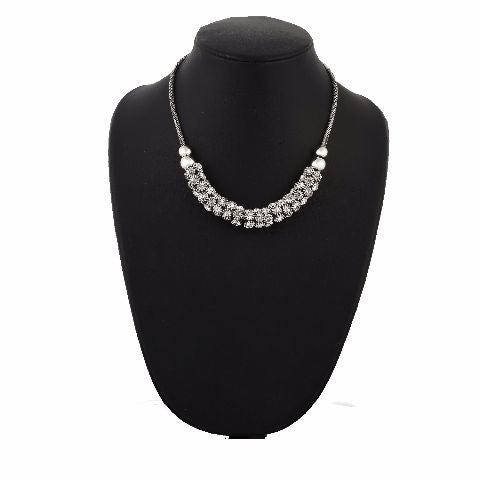 Silver colour Western design Necklace