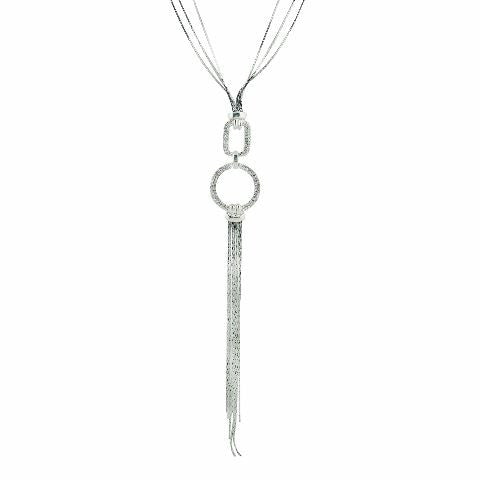 Silver colour Western design Necklace
