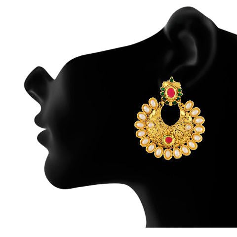 White  colour Earring