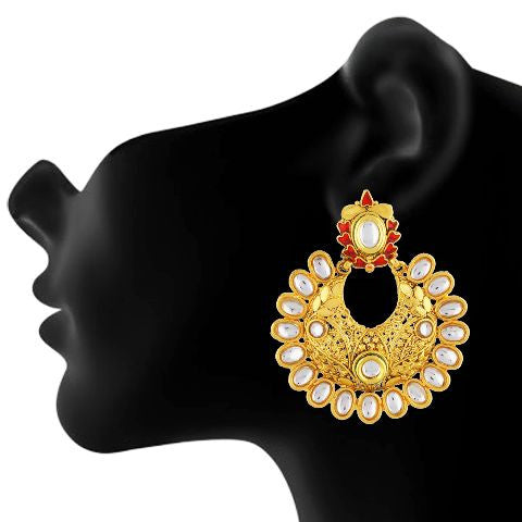 White  colour Earring