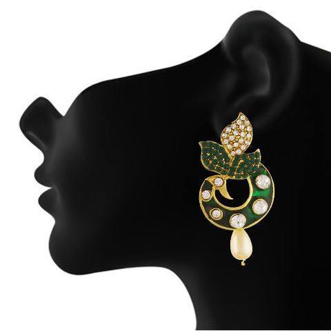 Green  colour Earring