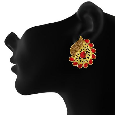 Red colour Earring