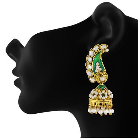 Green  colour Earring