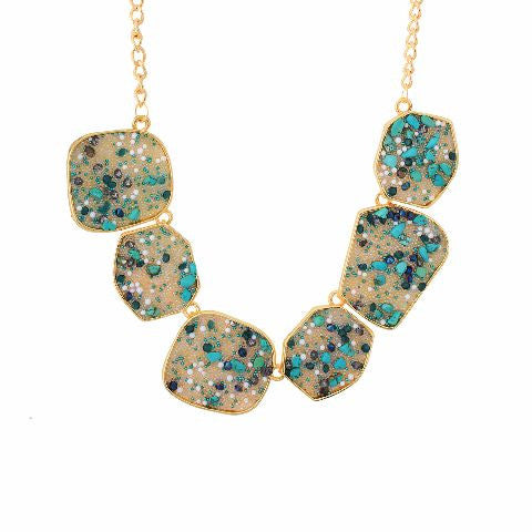 Green colour Western design Necklace