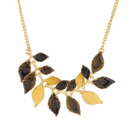 Black and Yellow colour Western design Necklace Set