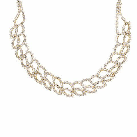 Gold colour Traditional design Necklace Set