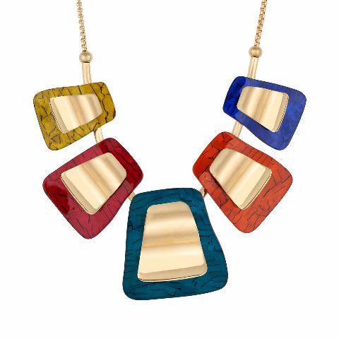 Multicolour colour Western design Necklace Set