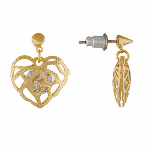 Gold colour Traditional design Pendant Set